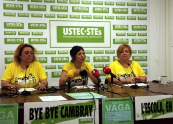 USTEC llama al personal laboral de los centros a sumarse a la huelga