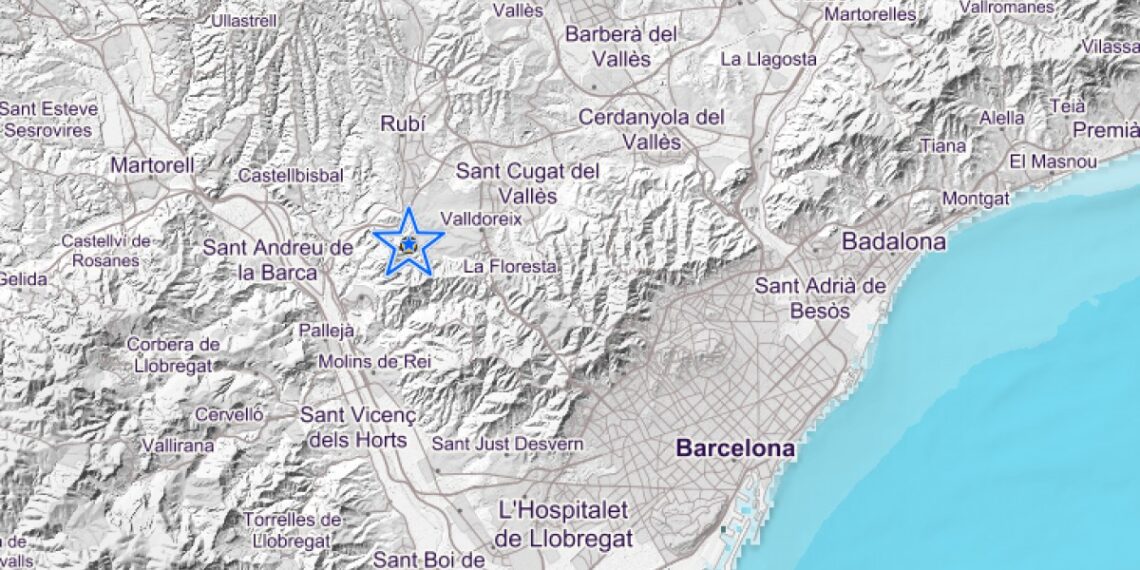Un terremoto de magnitud 2,5 sacude Collserola y Barcelona
